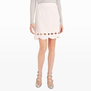 NWOT Club Monaco Atrina Scallop Skirt
